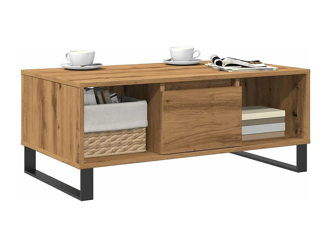 Couchtisch Artisan-Eiche 90x50x36,5 cm Holzwerkstoff