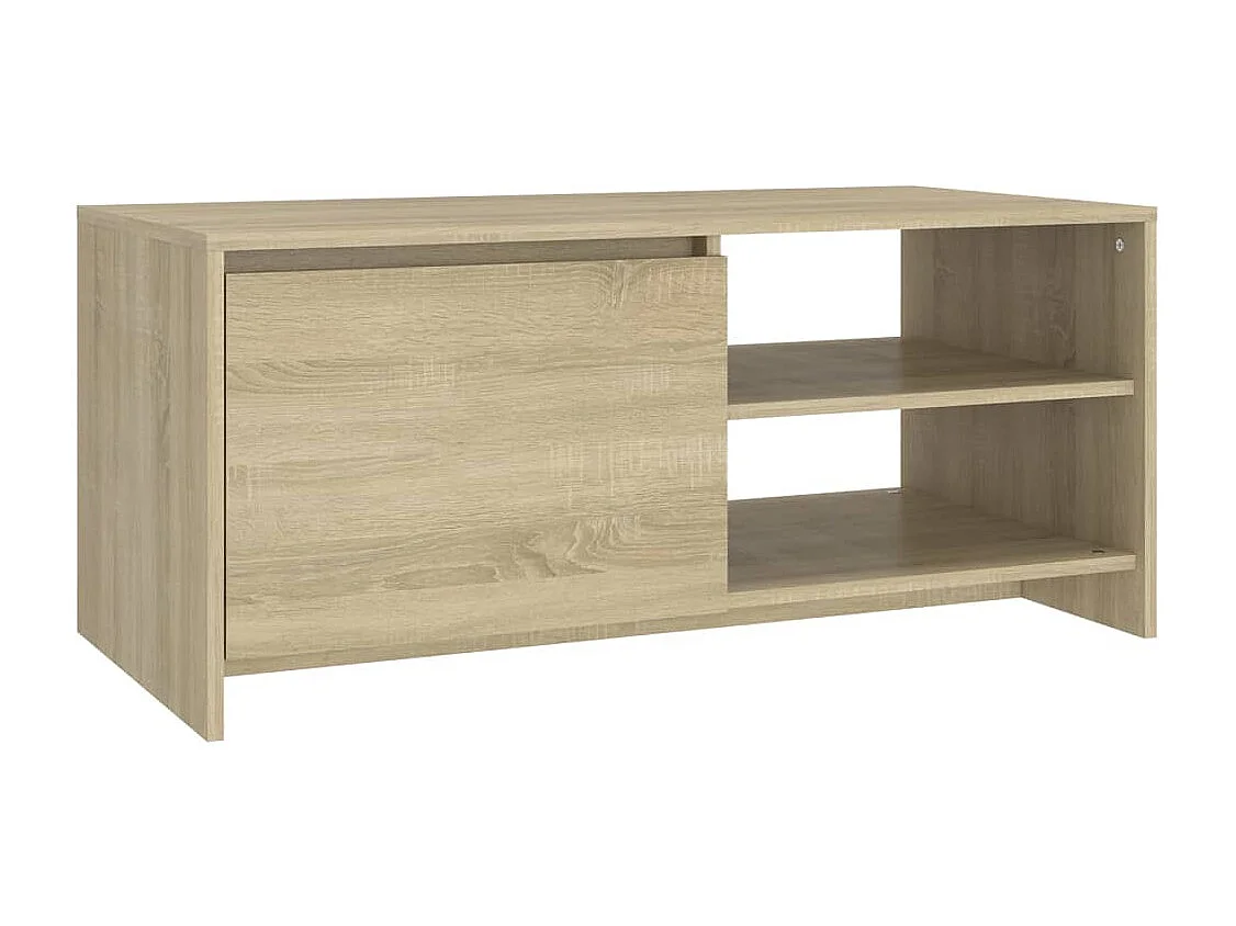 Tavolino da Salotto Rovere Sonoma 102x50x45cm Legno Multistrato