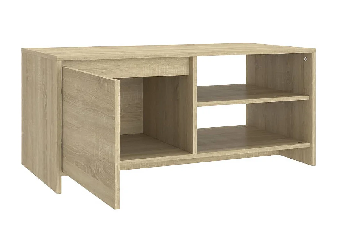 Tavolino da Salotto Rovere Sonoma 102x50x45cm Legno Multistrato