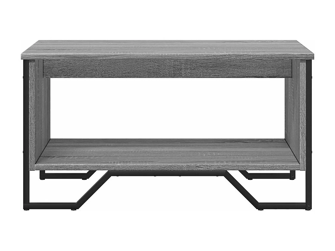 Tavolino da Salotto Grigio Sonoma 75x51x40 cm Legno Multistrato