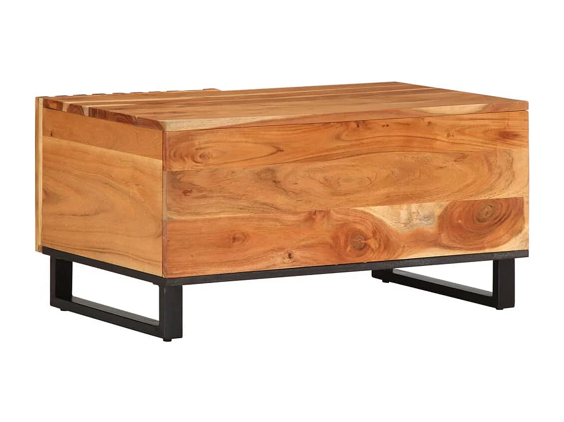 Couchtisch 80x51x40 cm Massivholz Akazie
