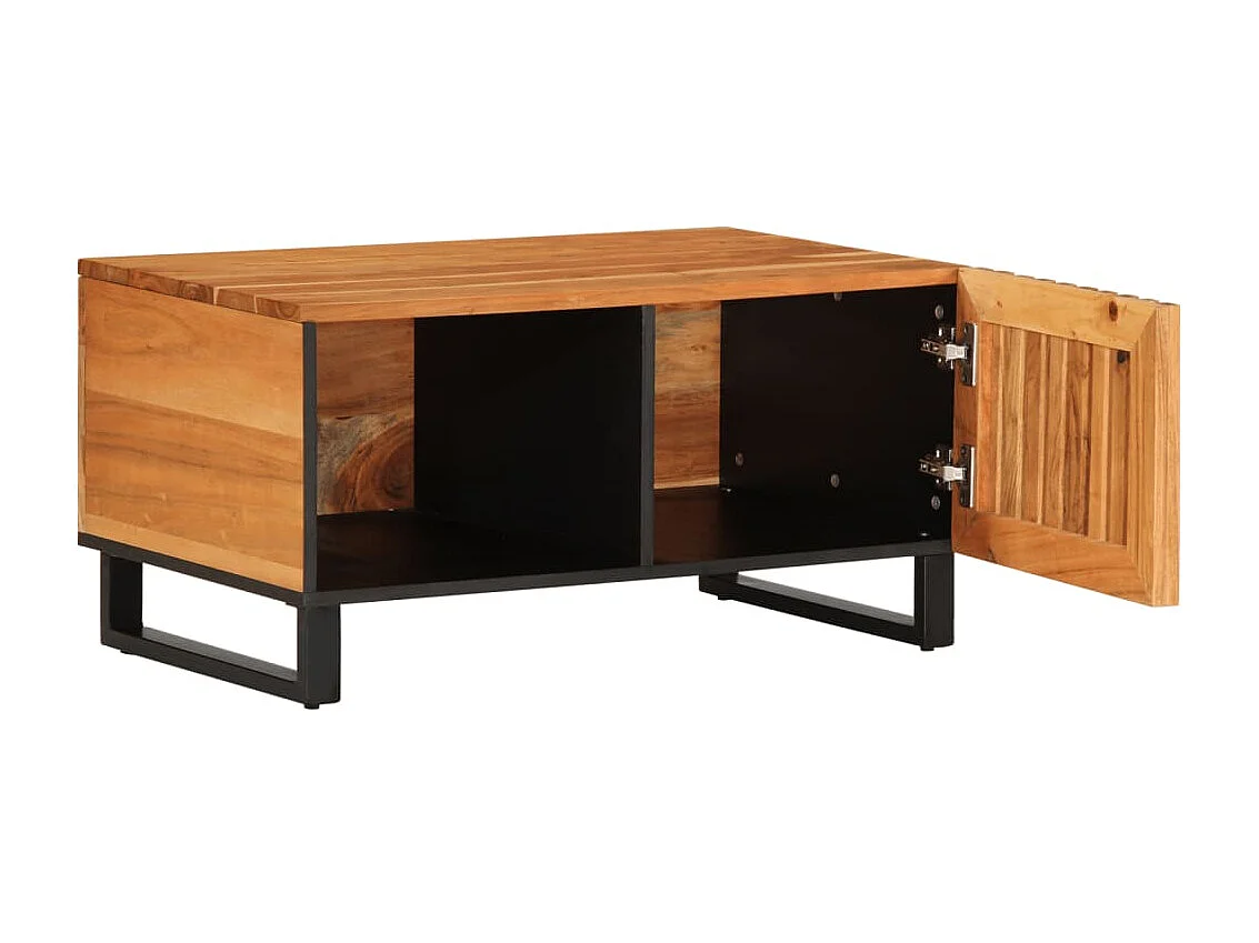 Couchtisch 80x51x40 cm Massivholz Akazie