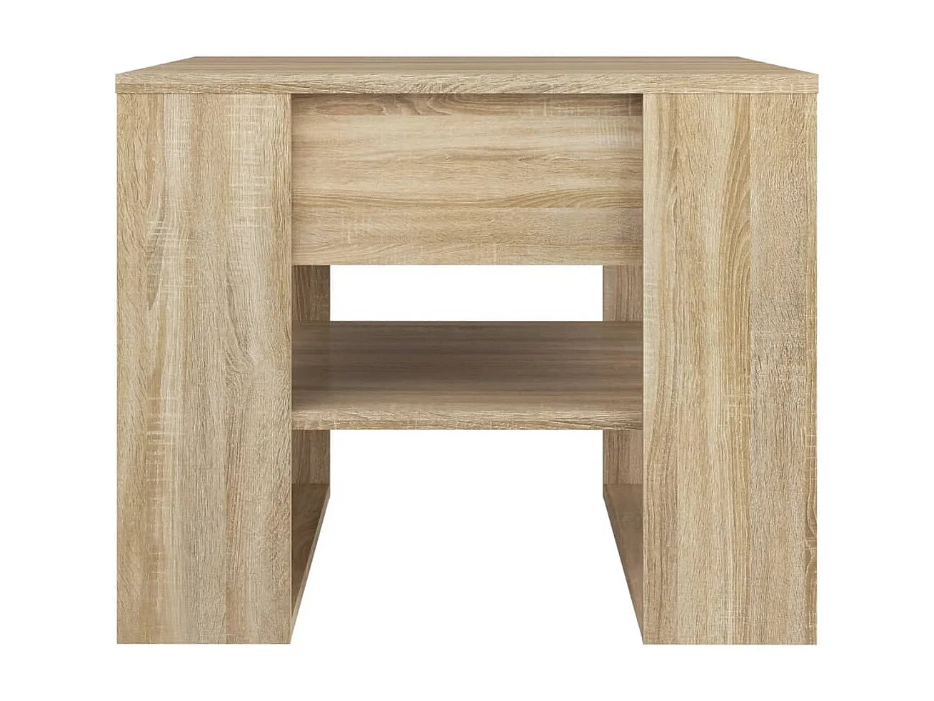 Table basse chêne sonoma 55,5x55x45 cm bois d'ingénierie