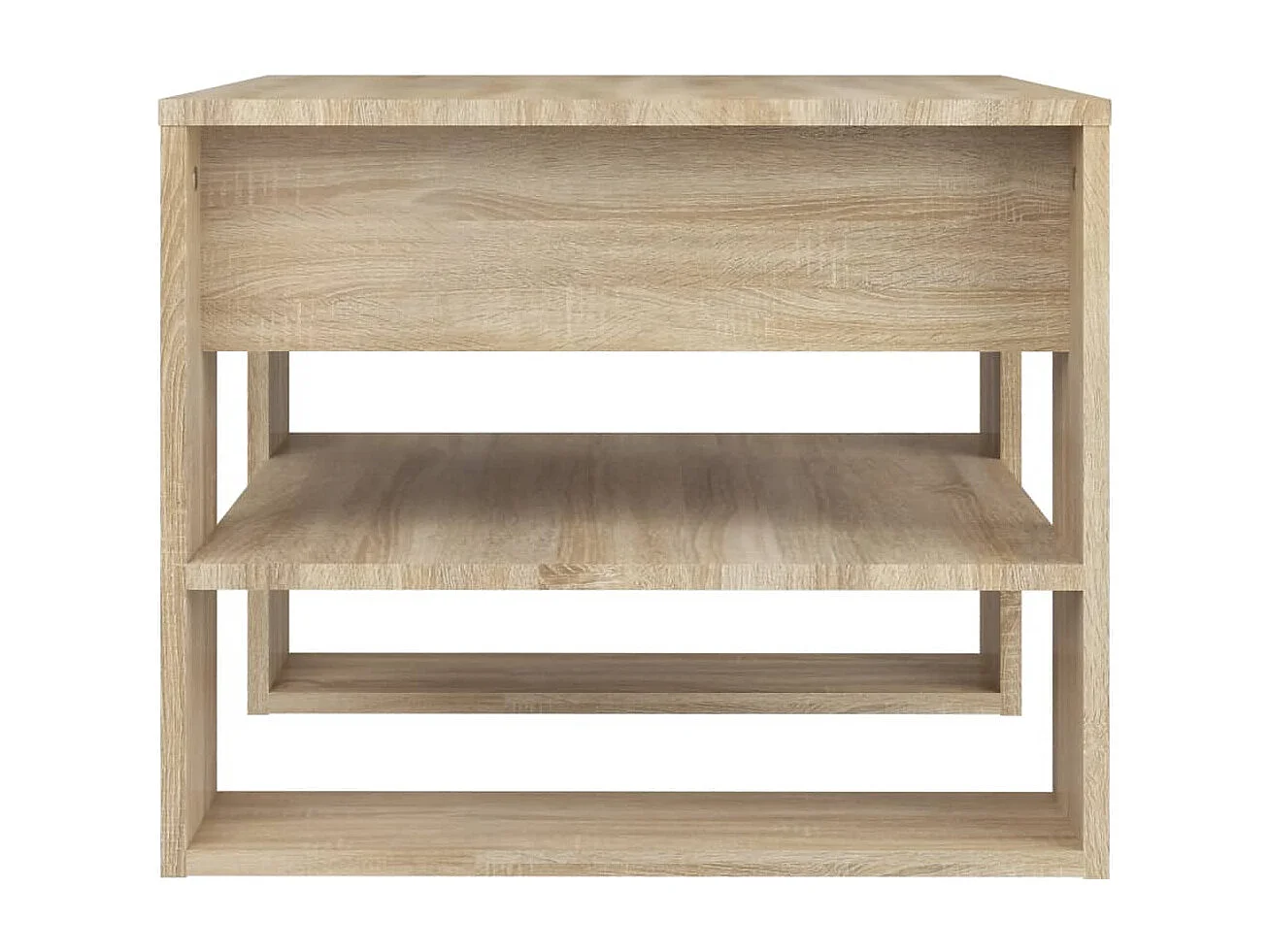 Table basse chêne sonoma 55,5x55x45 cm bois d'ingénierie