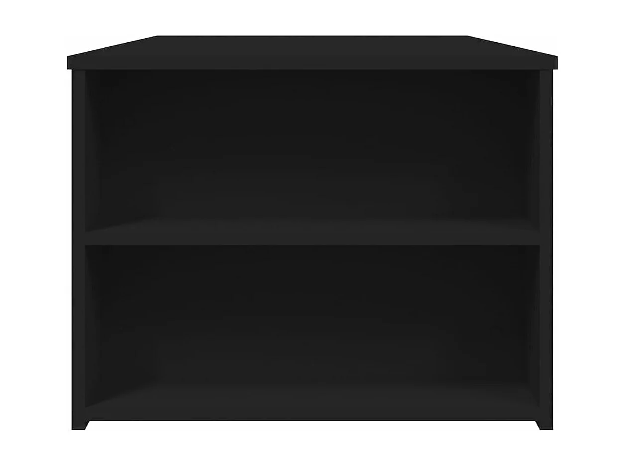 Table basse noir 102x55x42 cm bois d'ingénierie
