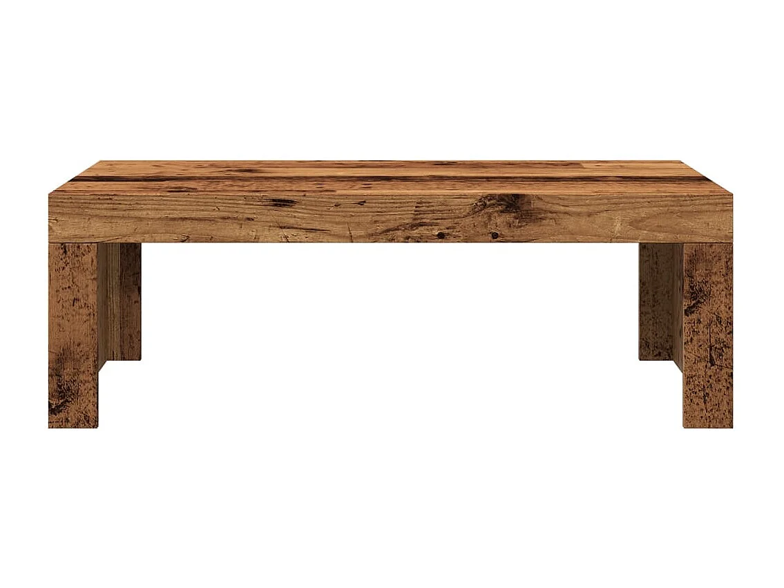 Tavolino da Salotto Legno Antico 102x50x35 cm in Truciolato