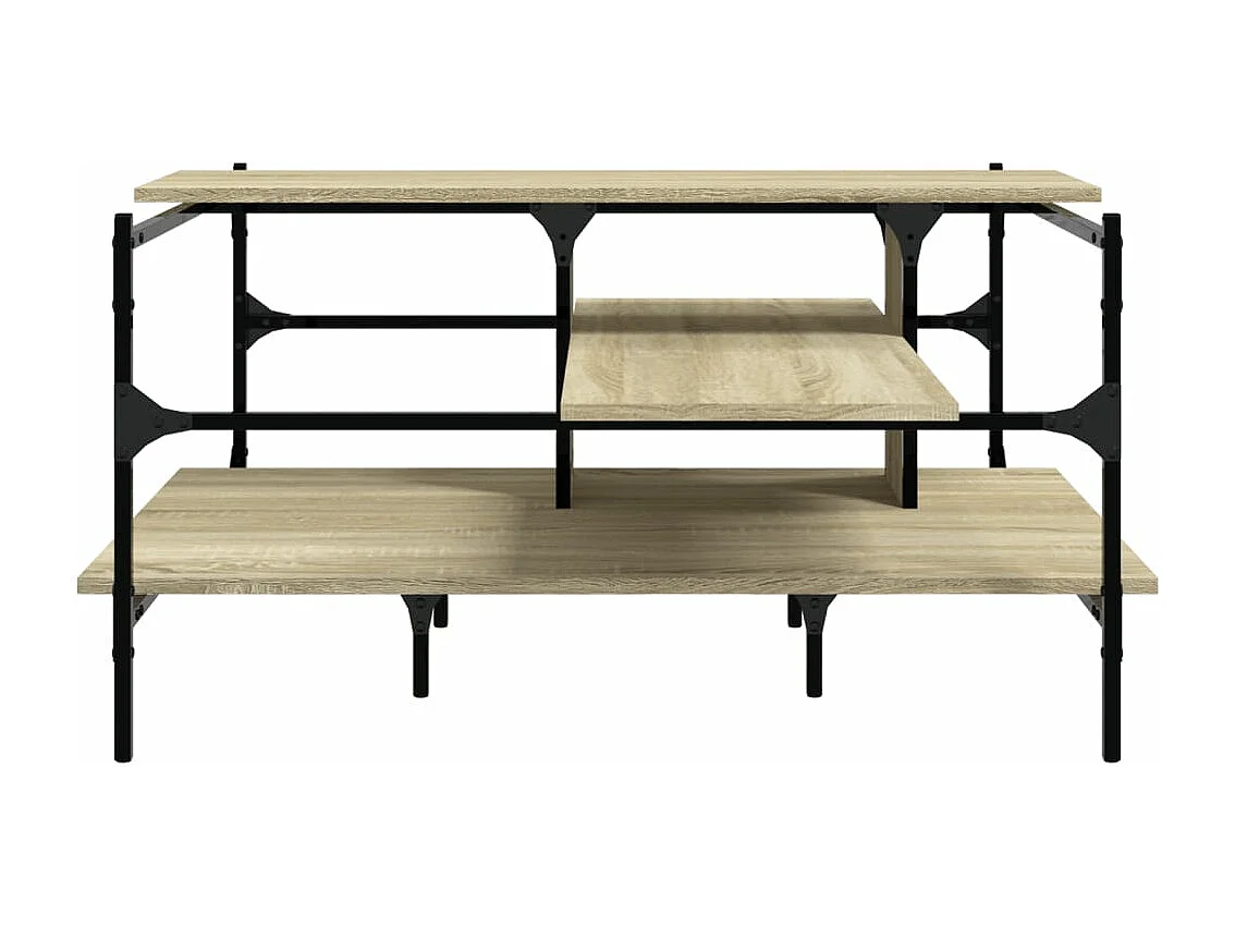 Mesa centro 100x100x48,5cm derivados madeira de carvalho sonoma