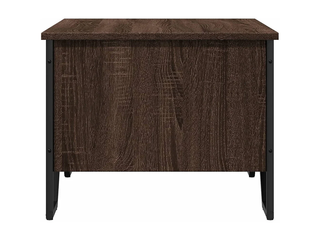 Tavolino da Salotto Rovere Marrone 75x51x40cm Legno Multistrato