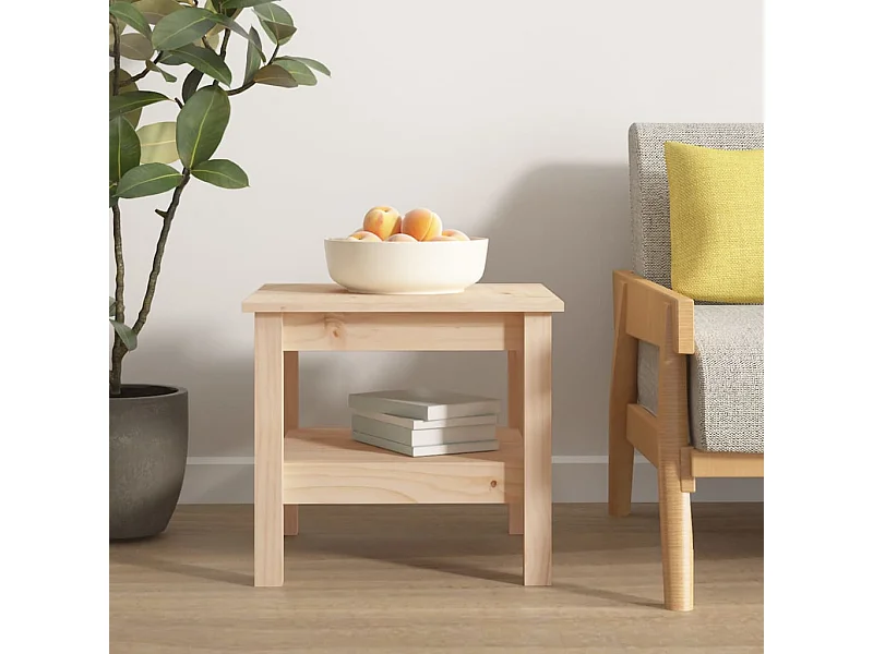 Mesa de centro 45x45x40 cm pinho maciço