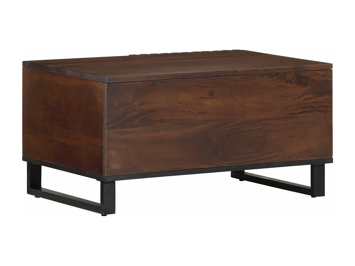 Couchtisch Braun 80x51x40 cm Massivholz Mango