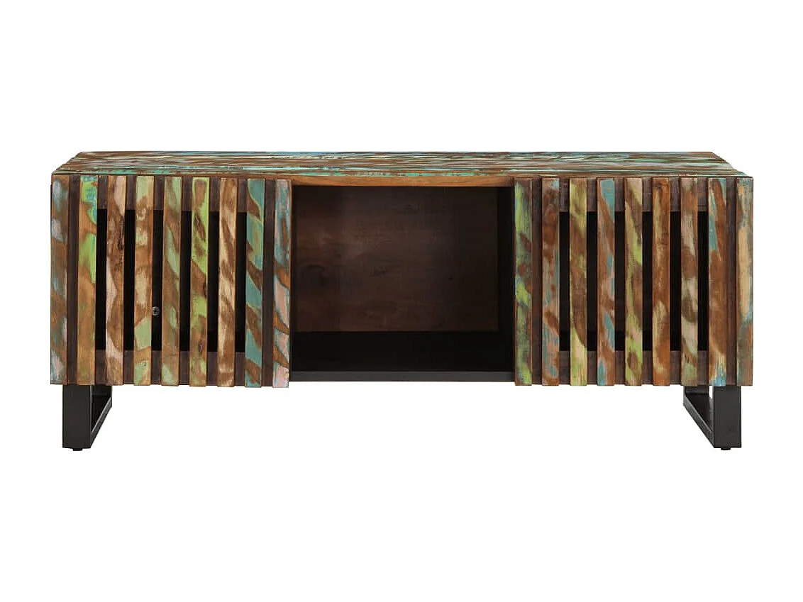 Table basse 100x55x40 cm bois massif d'acacia