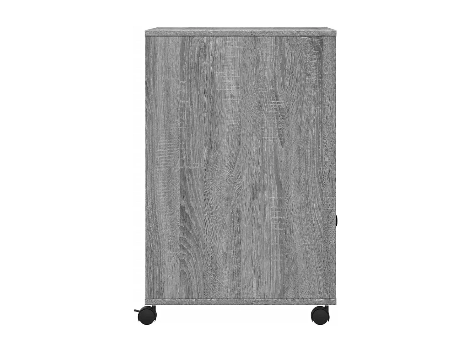 Soporte para impresora con ruedas sonoma gris 60x48x74 cm