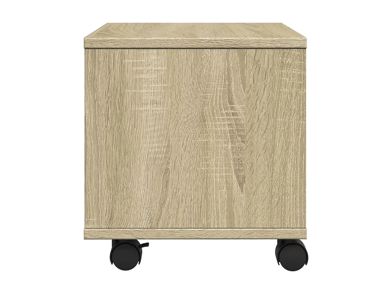 Supporto per stampante con ruote rovere sonoma 41x32x34,5 cm