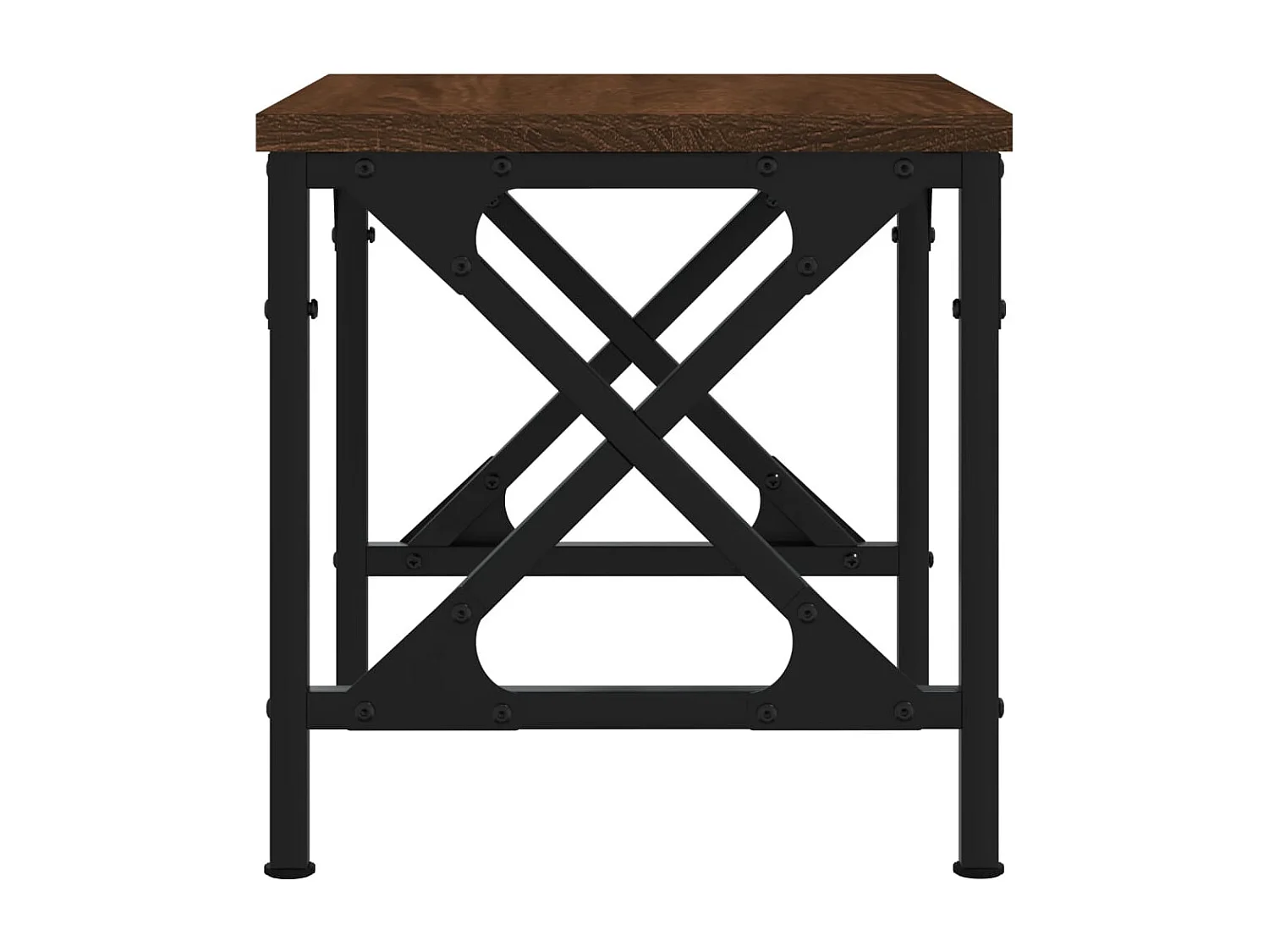 Support d'imprimante chêne marron 40x30x31 cm bois d'ingénierie