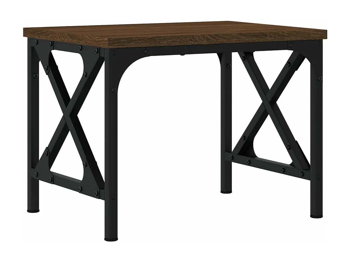 Support d'imprimante chêne marron 40x30x31 cm bois d'ingénierie