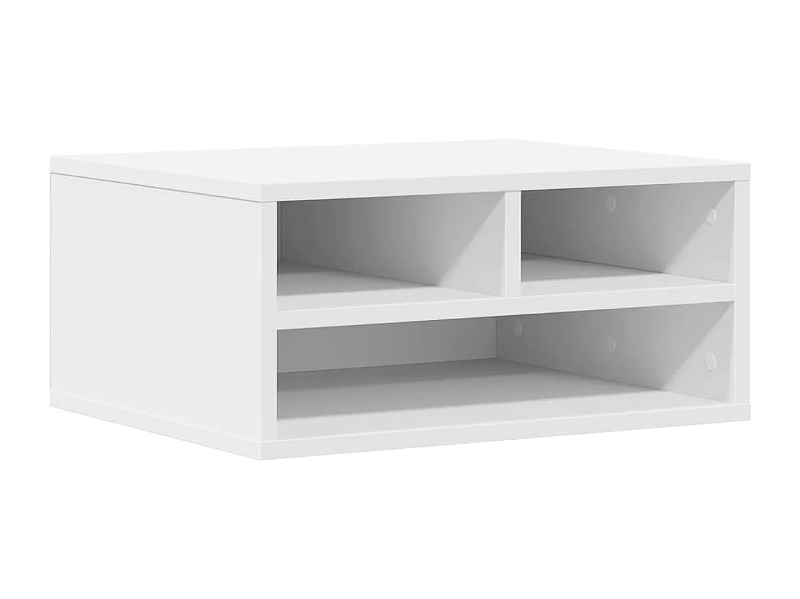 Soporte impresora blanco 49x40x22,5 cm madera contrachapada