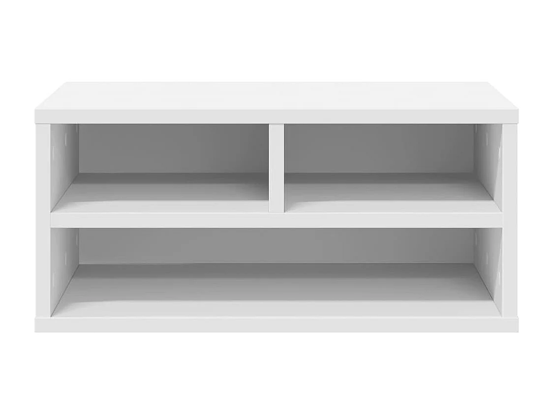 Soporte impresora blanco 49x40x22,5 cm madera contrachapada