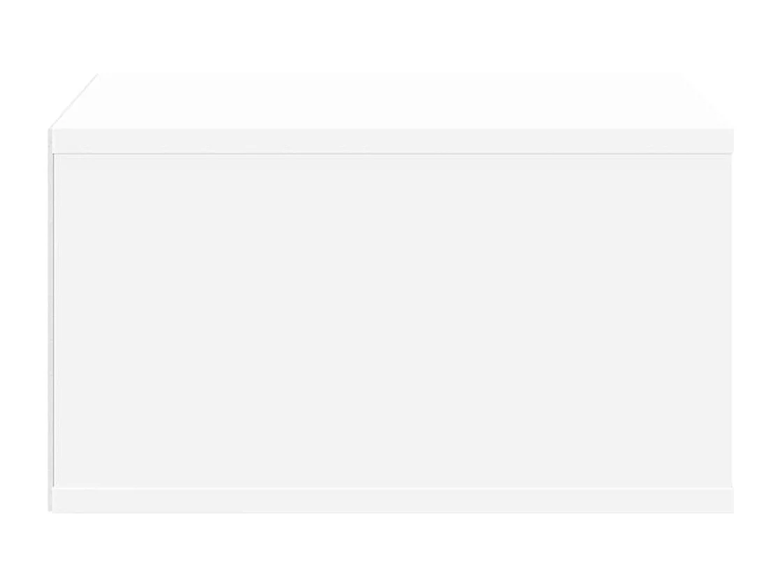 Weißer Druckerständer 49x40x22,5 cm aus Holzwerkstoff