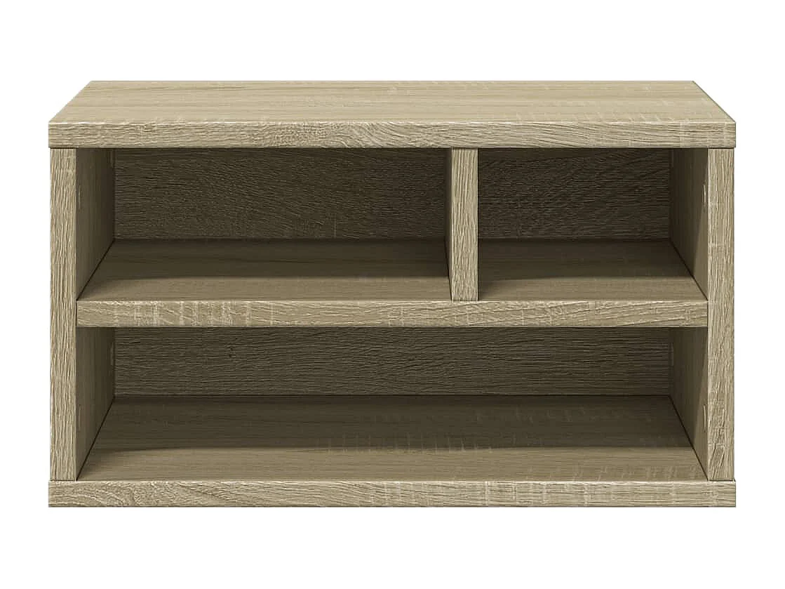 Soporte para impresora roble Sonoma 40x32x22,5 cm madera contrachapada