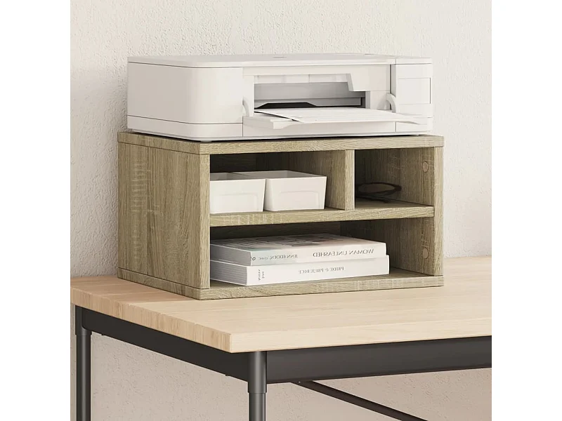 Sonoma eiken printersteun 40x32x22,5 cm samengesteld hout