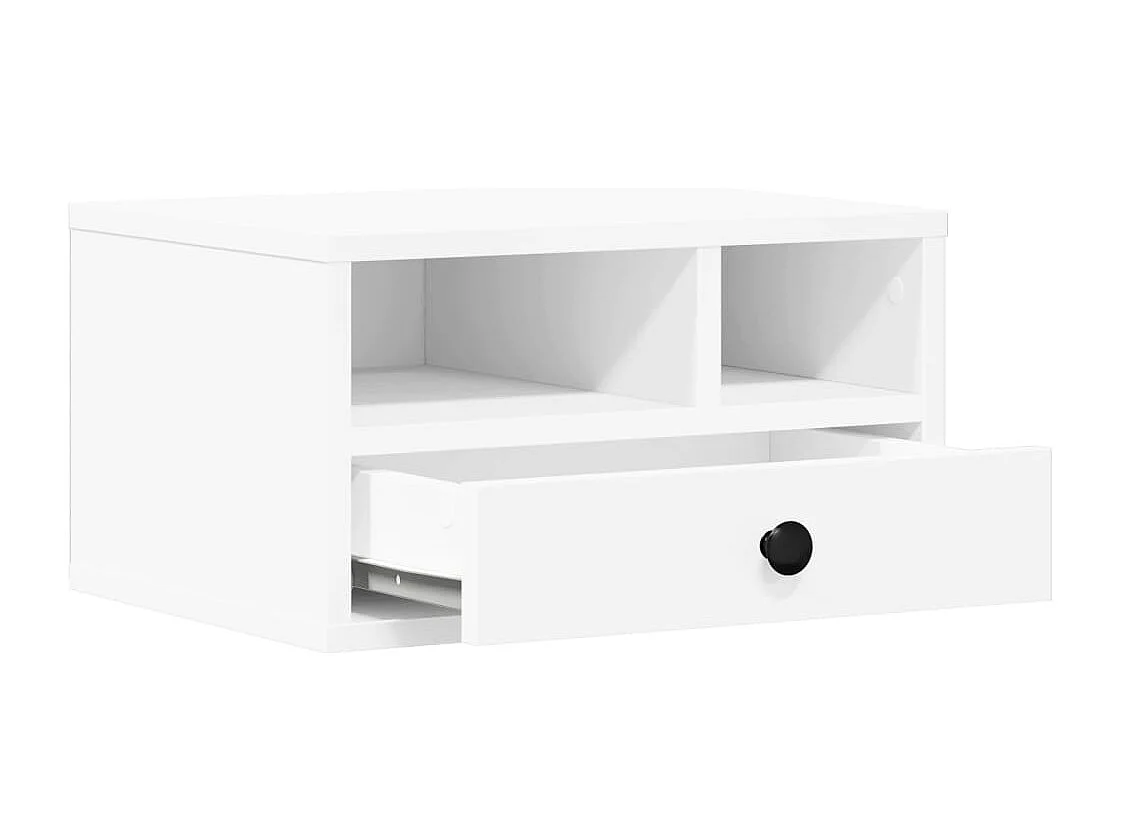 Supporto stampante bianco 40x32x22,5 cm in MDF