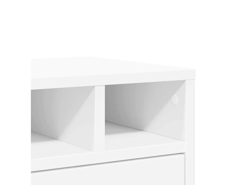 Supporto stampante bianco 40x32x22,5 cm in MDF