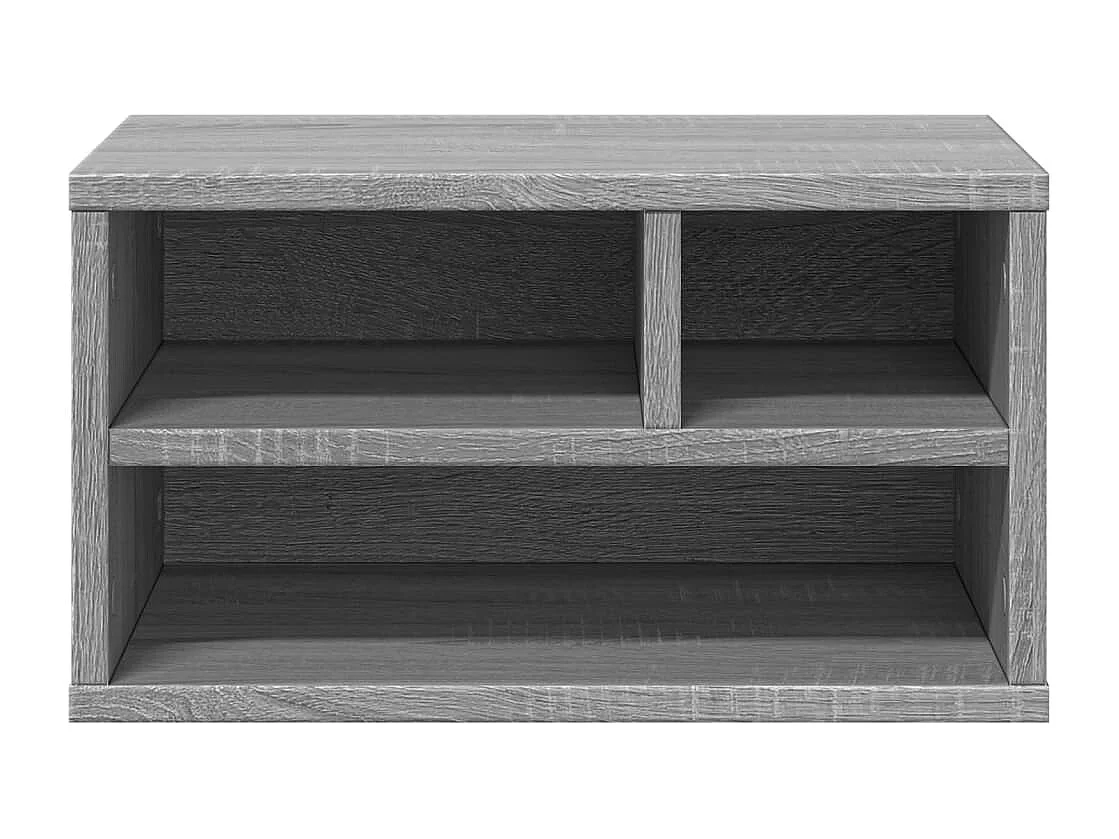 Soporte para impresora Sonoma gris 40x32x22,5cm madera contrachapada