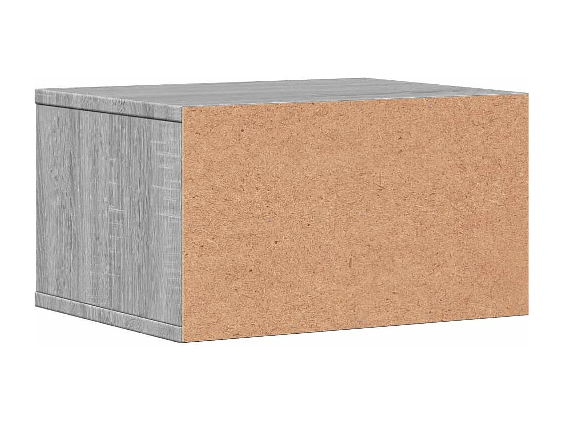 Soporte para impresora Sonoma gris 40x32x22,5cm madera contrachapada