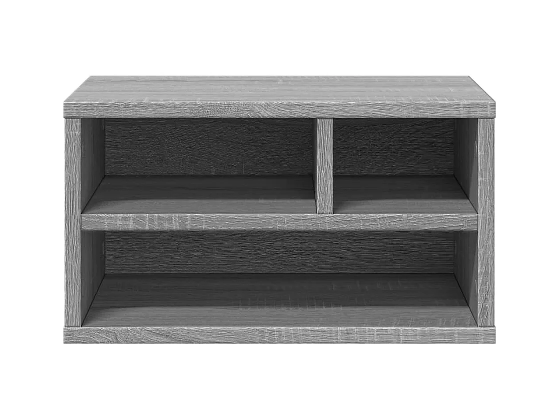 Sonoma grijze printersteun 40x32x22,5cm samengesteld hout