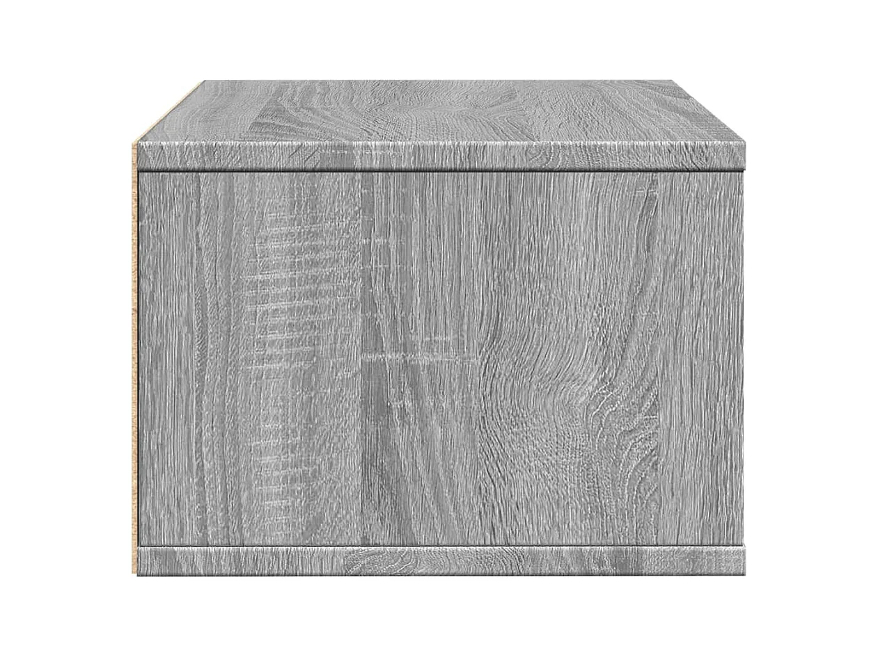 Sonoma grijze printersteun 40x32x22,5cm samengesteld hout