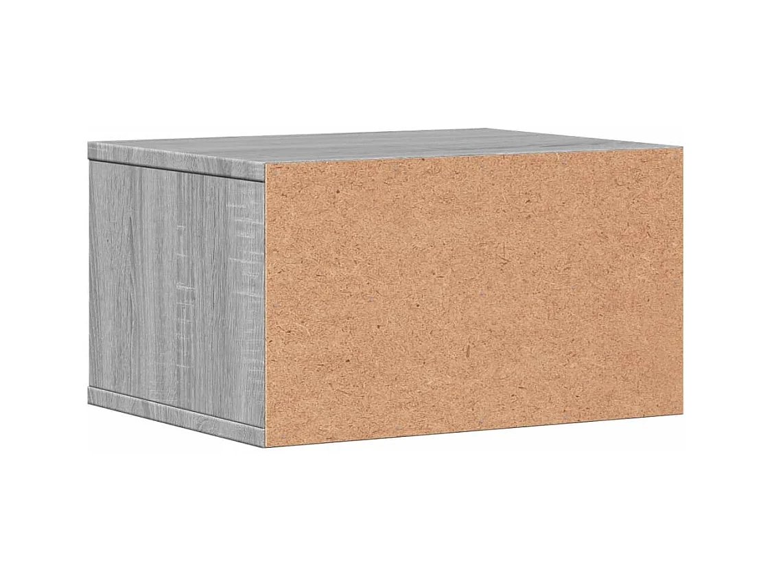 Sonoma grijze printersteun 40x32x22,5cm samengesteld hout