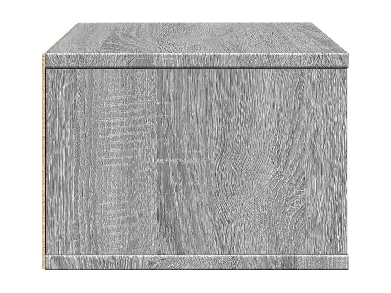 Support d'imprimante sonoma gris 40x32x22,5cm bois d'ingénierie