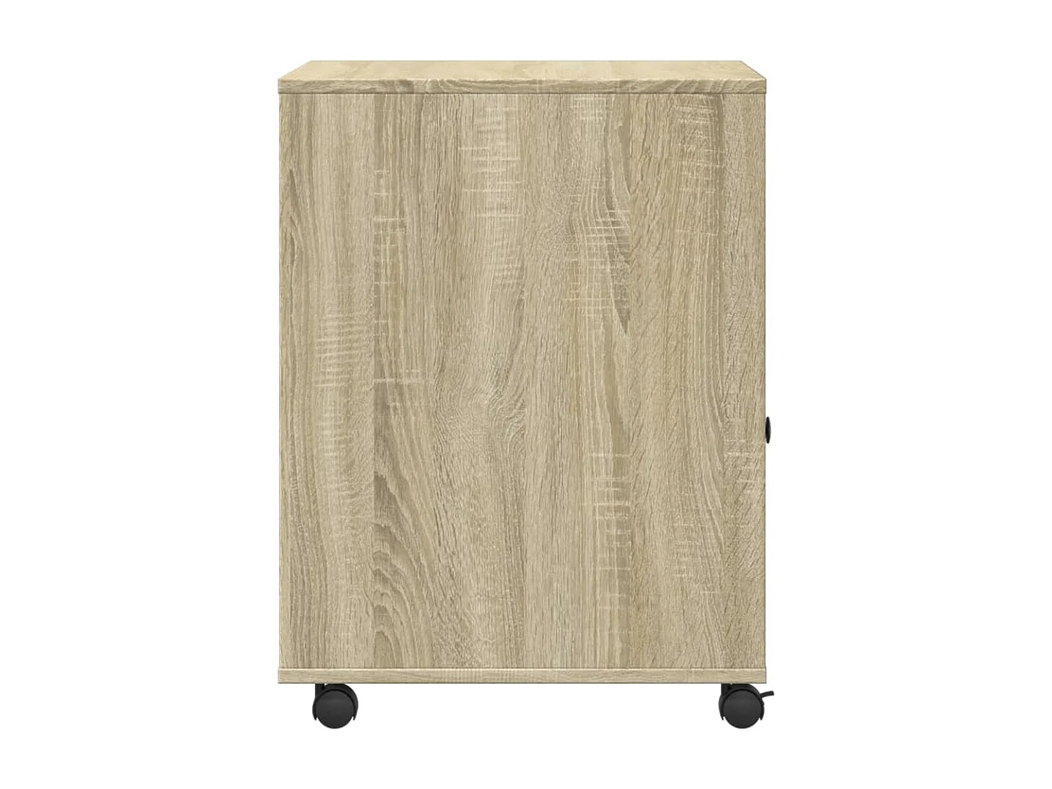 Support d'imprimante avec roulettes chêne sonoma 60x50x67 cm