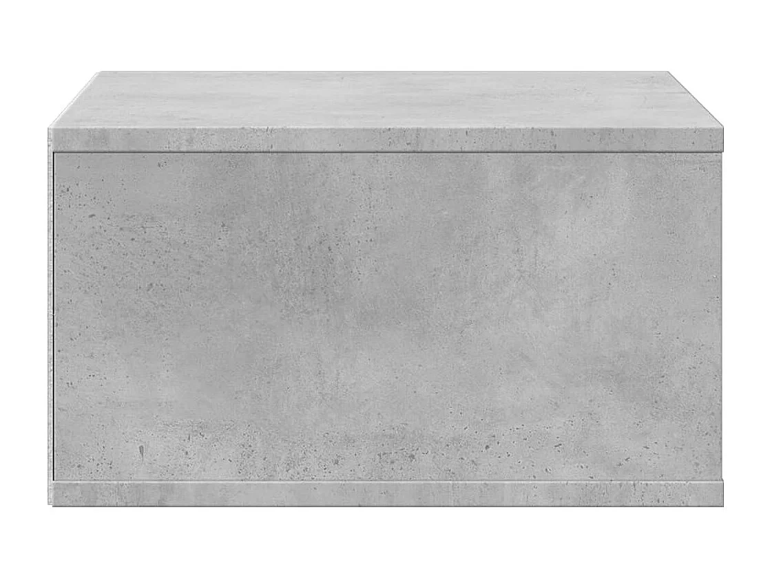 Soporte para impresora gris hormigón 49x40x22,5 cm madera contrachapada