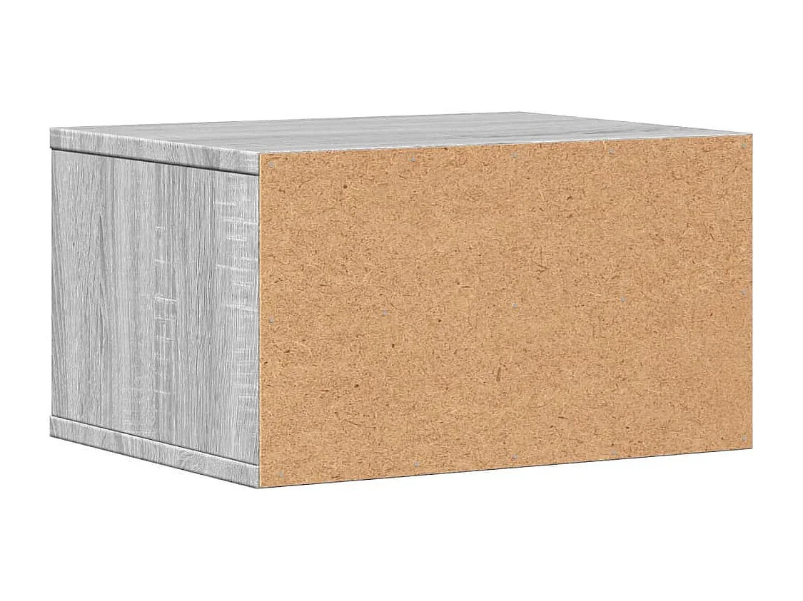 Soporte para impresora Sonoma gris 40x32x22,5cm madera contrachapada