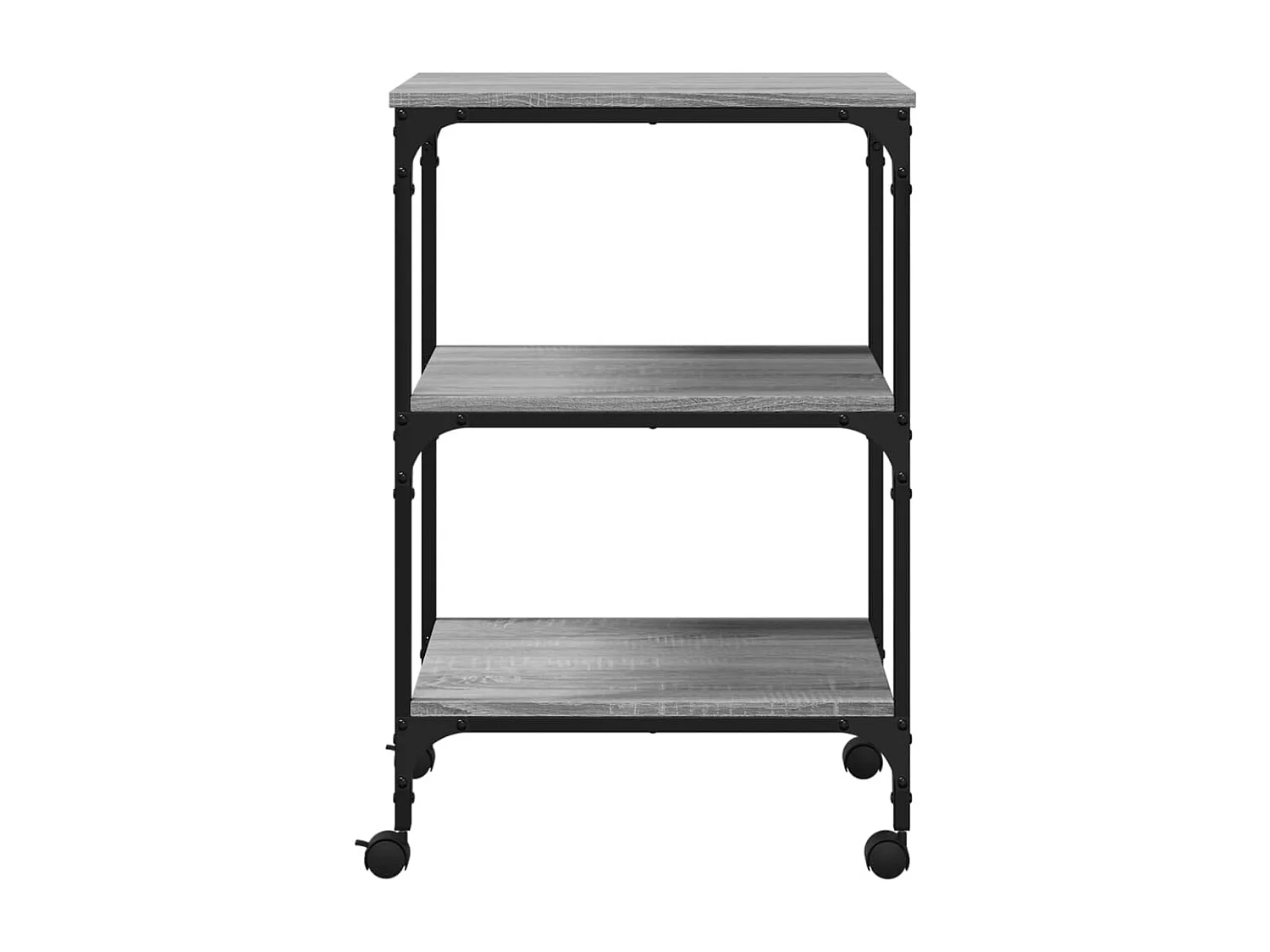 3-niveau printersteun sonoma grijs 50x41x75 cm