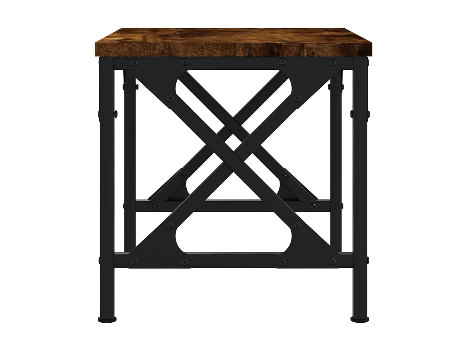 Supporto per stampante rovere affumicato 40x30x31 cm in derivati del legno