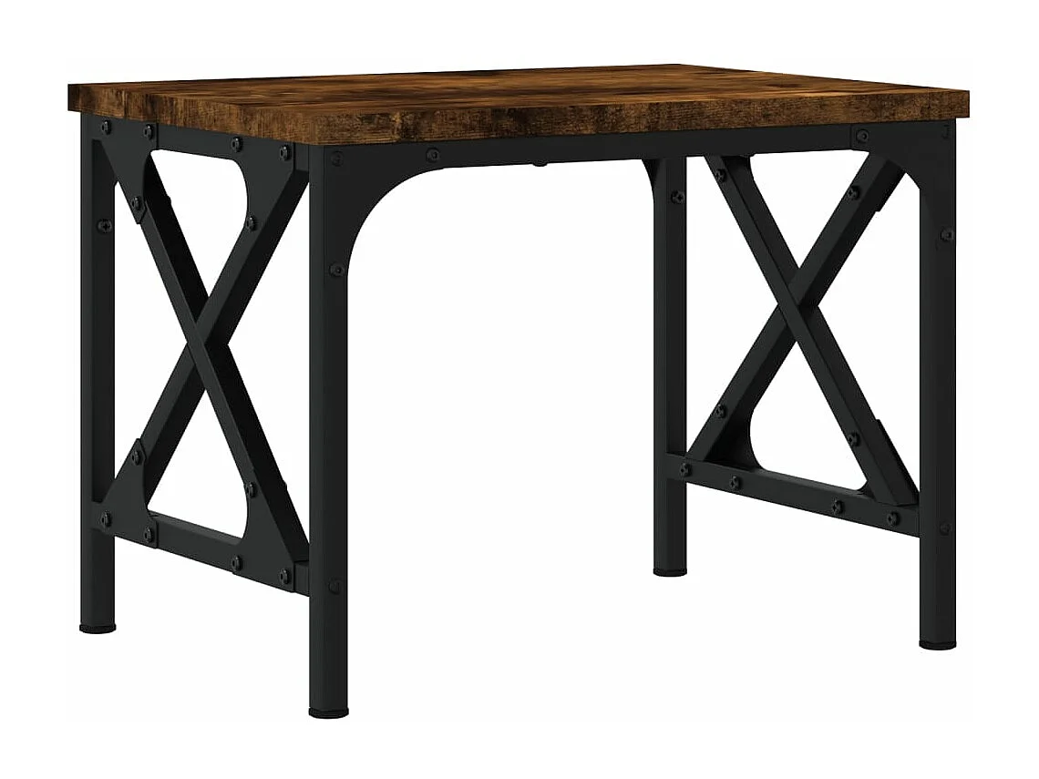 Supporto per stampante rovere affumicato 40x30x31 cm in derivati del legno