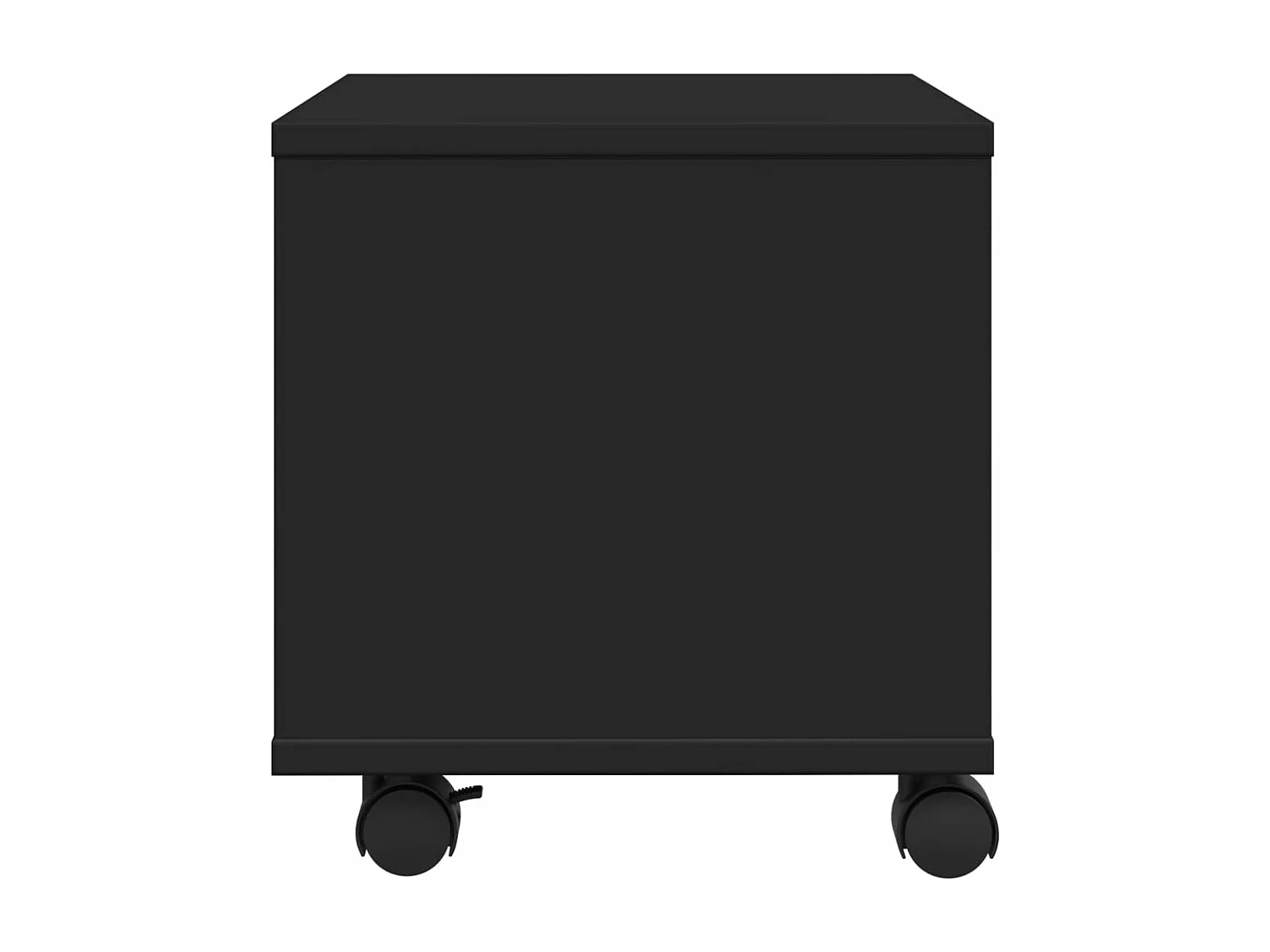 Supporto per stampante con ruote nero 41x32x34,5 cm