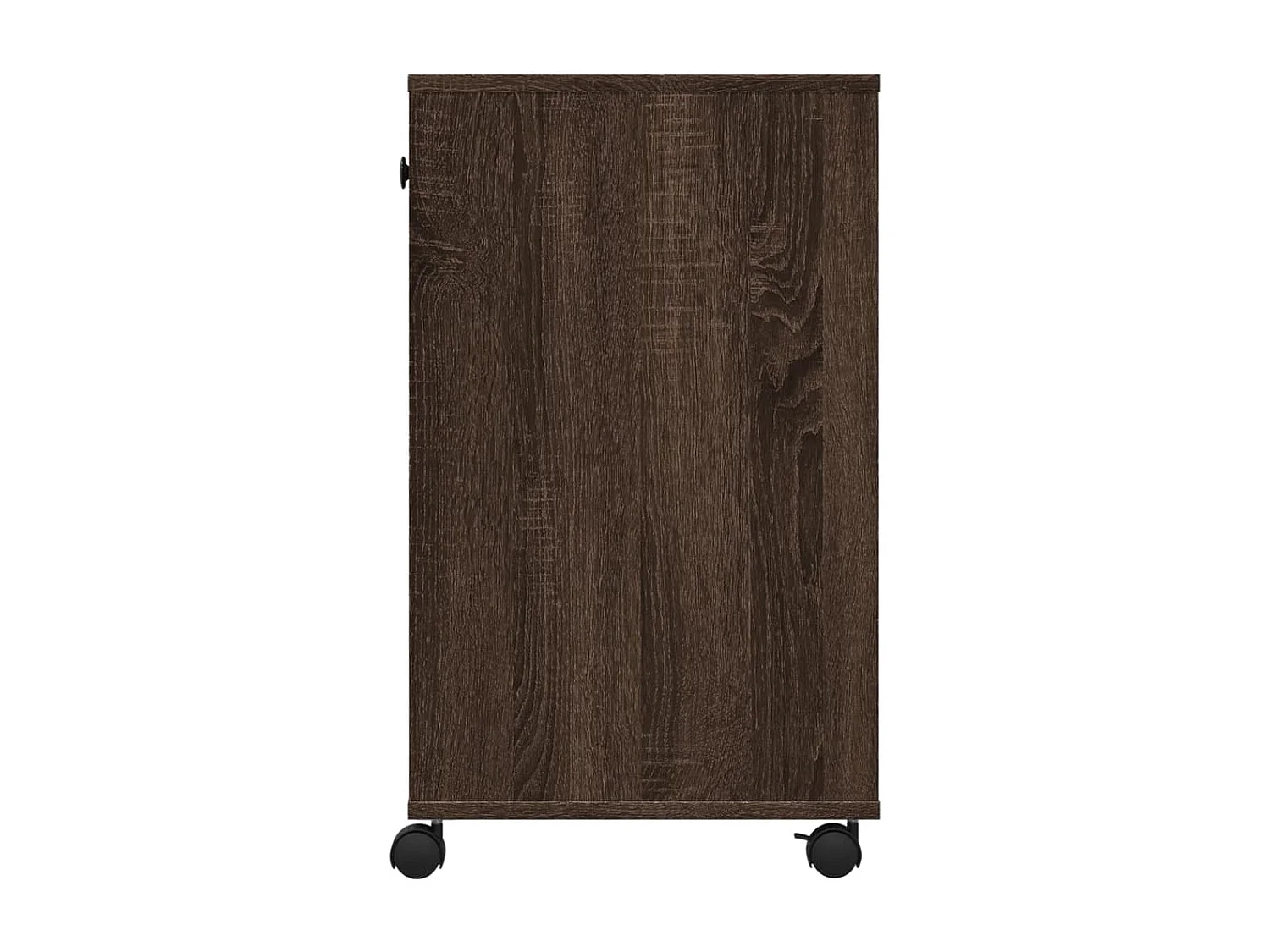 Support d'imprimante avec roulettes chêne marron 60x40x68,5 cm