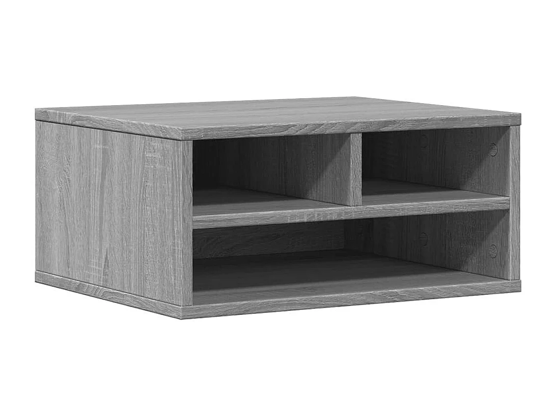 Soporte para impresora Sonoma gris 49x40x22,5cm madera contrachapada