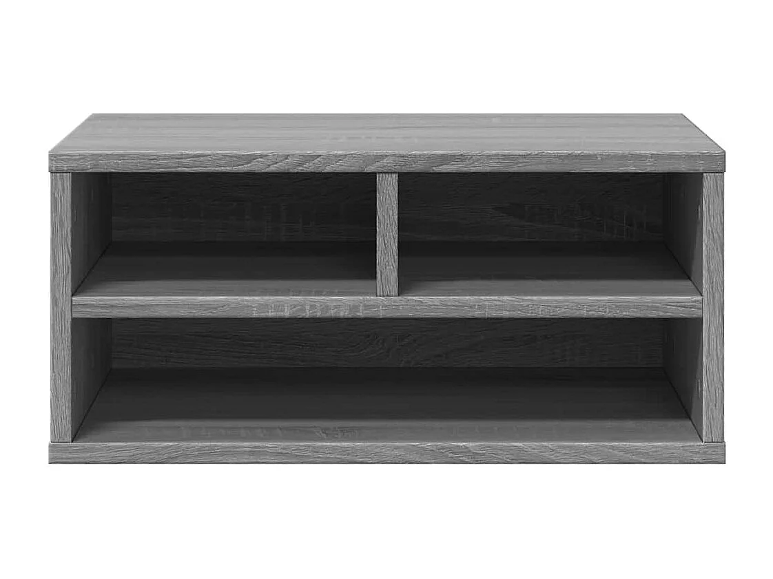 Soporte para impresora Sonoma gris 49x40x22,5cm madera contrachapada