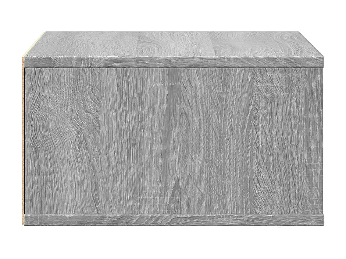 Soporte para impresora Sonoma gris 49x40x22,5cm madera contrachapada