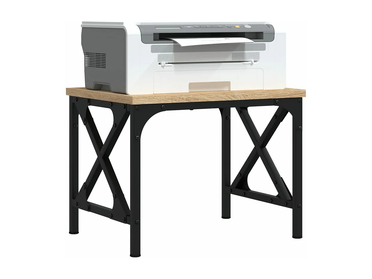 Supporto per stampante rovere Sonoma 40x30x31 cm legno ingegnerizzato