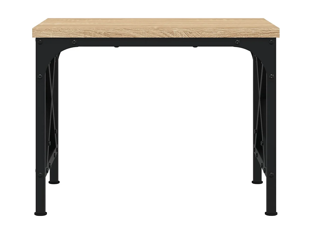 Supporto per stampante rovere Sonoma 40x30x31 cm legno ingegnerizzato