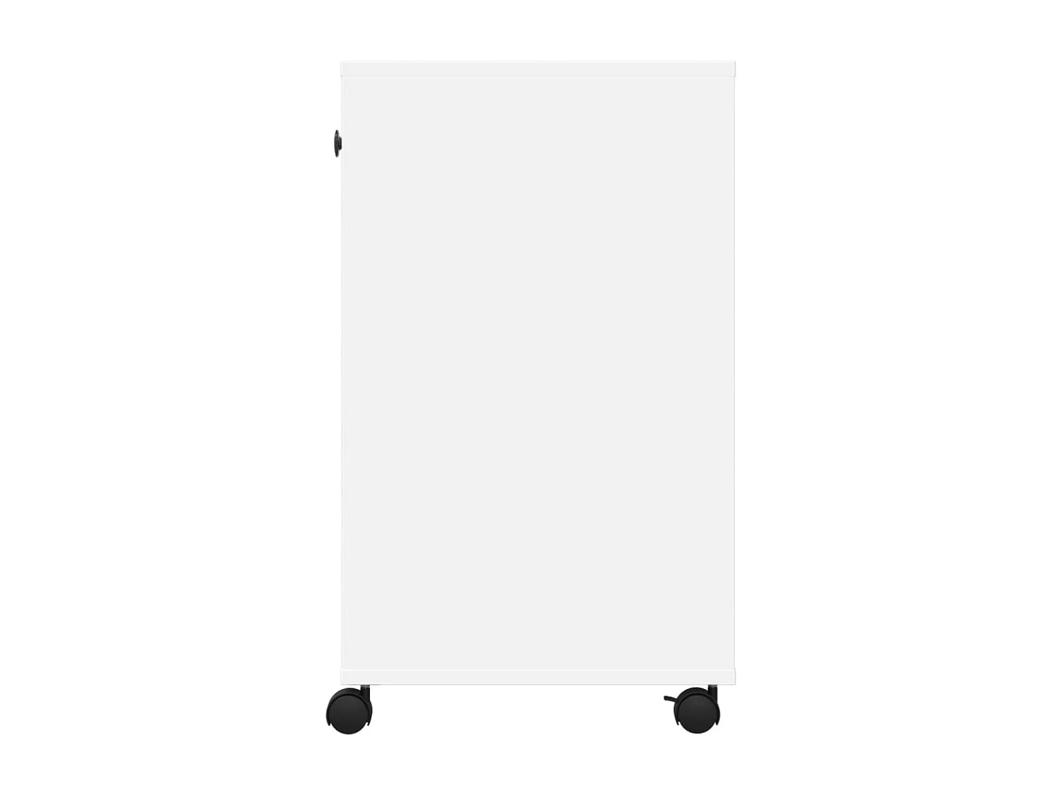 Support d'imprimante avec roulettes blanc 60x40x68,5 cm