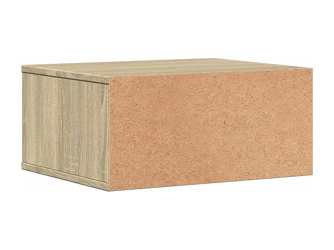 Soporte para impresora roble Sonoma 49x40x22,5 cm madera contrachapada