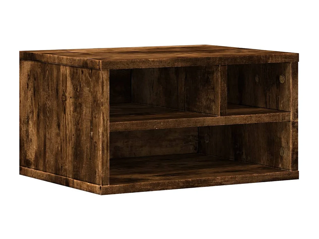 Supporto stampante rovere affumicato 40x32x22,5 cm legno composito