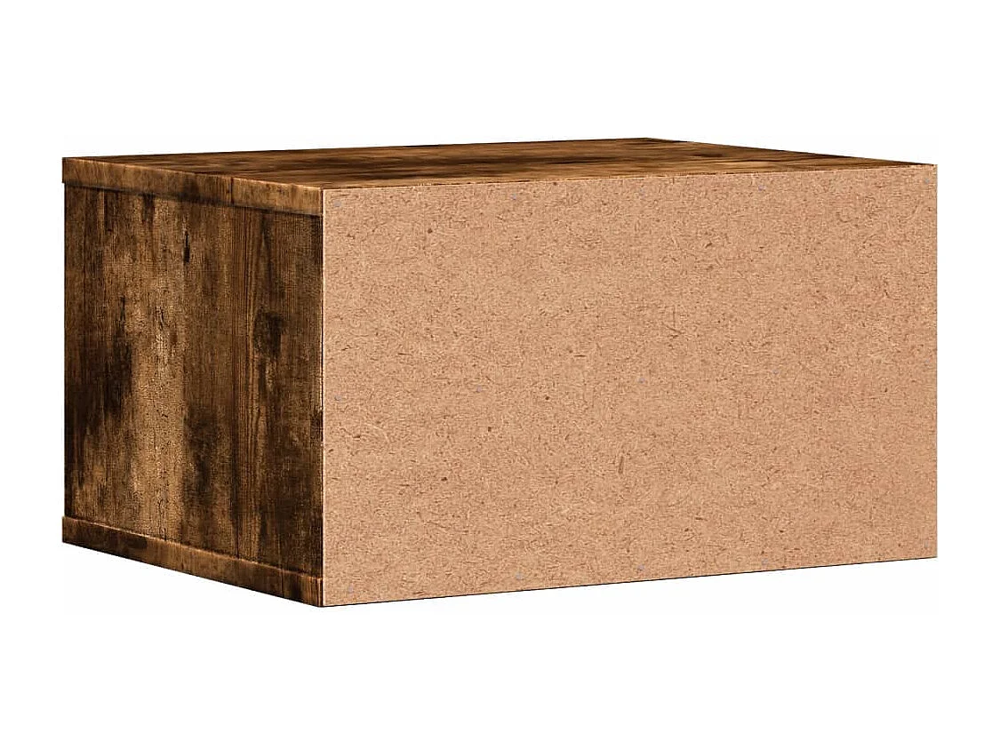 Support d'imprimante chêne fumé 40x32x22,5 cm bois d'ingénierie