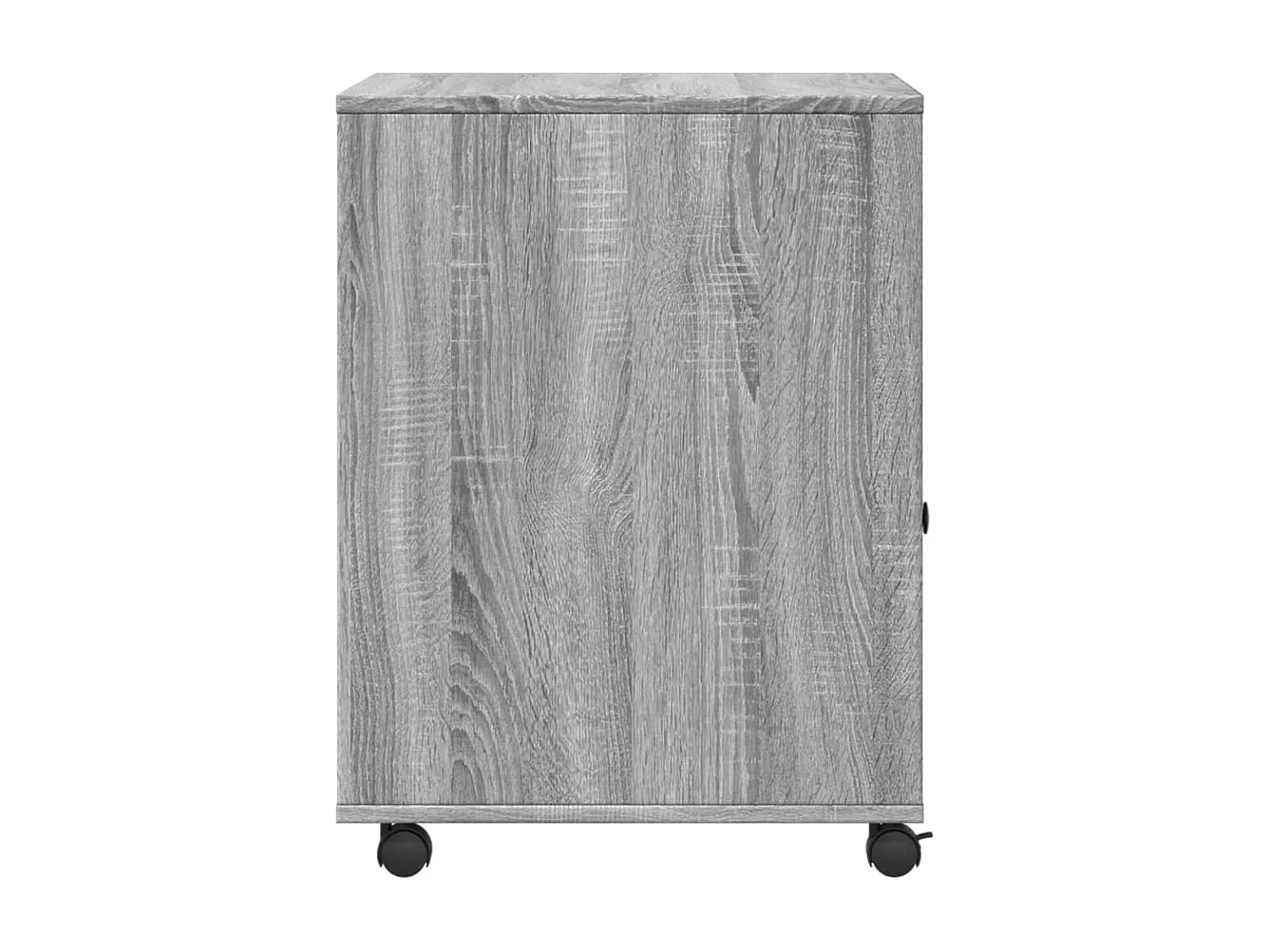 Support d'imprimante avec roulettes sonoma gris 60x50x67 cm